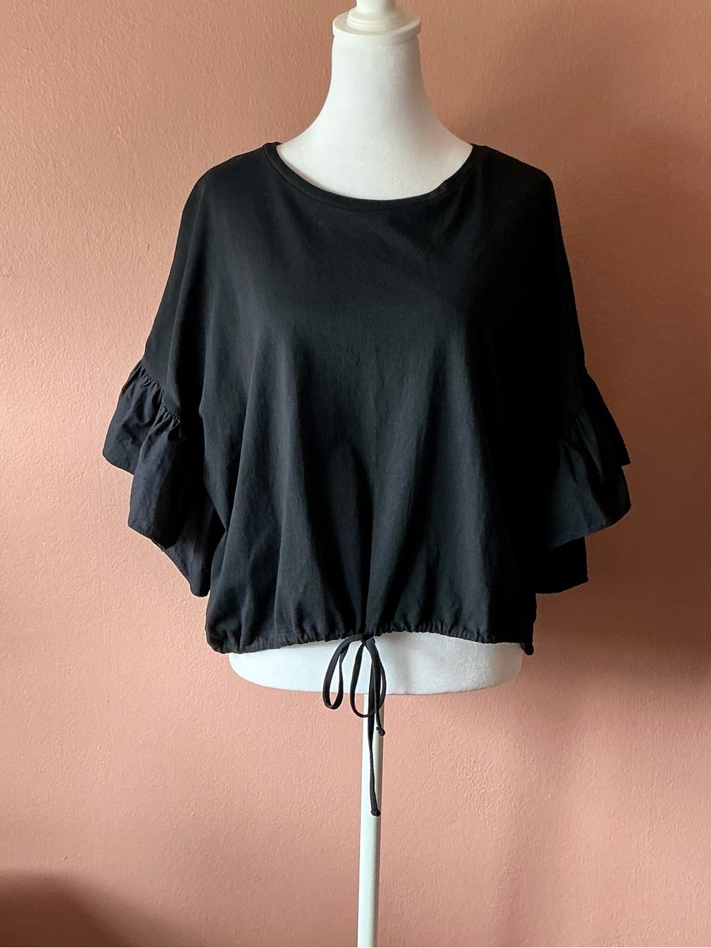 Express Ruffle Sleeve Tunic Sz XL